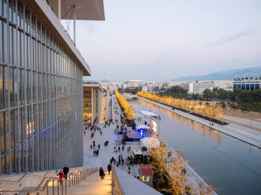 İnsanlar Stavros Niarchos Atina'da Vakfı'nda