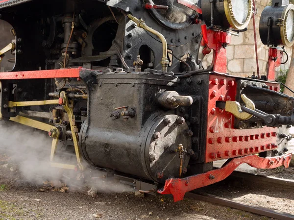 Vintage steam powered train