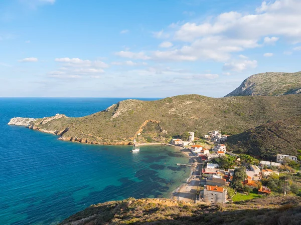 Village Pêcheurs Dans Région Mani Laconie Péloponnèse Grèce — Photo