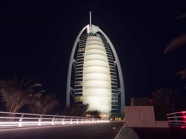 Dubai Emiratos Árabes Unidos Diciembre 2017 Hotel Burj Arab Por — Foto de Stock
