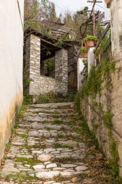 Yunanistan 'ın Pilio kentinde geleneksel ev