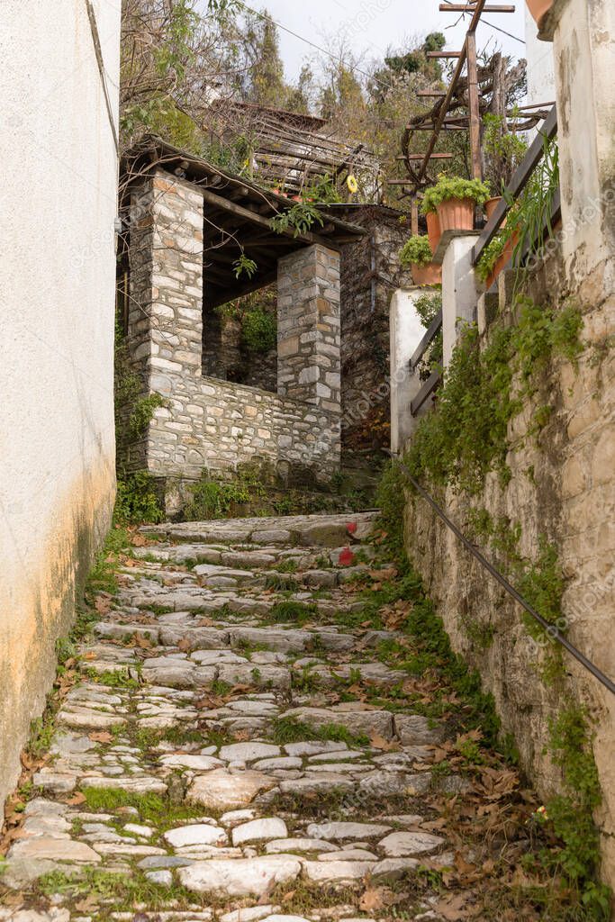 Traditional house in Pilio, Greece