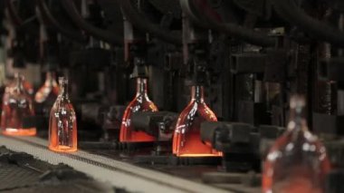 Viski için şişe üretimi için bitki