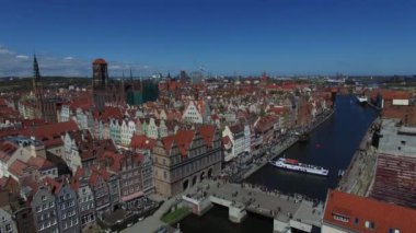 Gdansk şehirlerin Merkezi sokağım