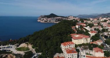 Hırvatistan sahil panoramik manzaralı