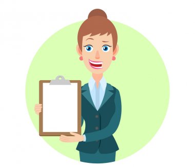 iş kadını gösteren Pano