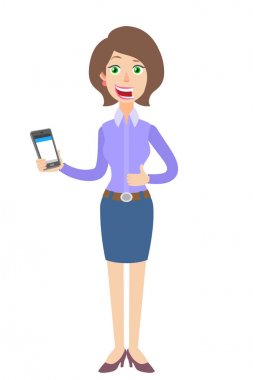 Cep telefonu ve gösteren başparmak dayanabiliyor işkadını