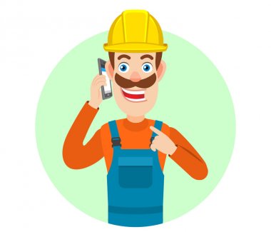 O görüşmeler cep telefonu onun parmak işaret Oluşturucu