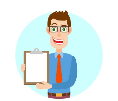 işadamı gösteren Pano 