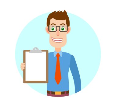 işadamı gösteren Pano