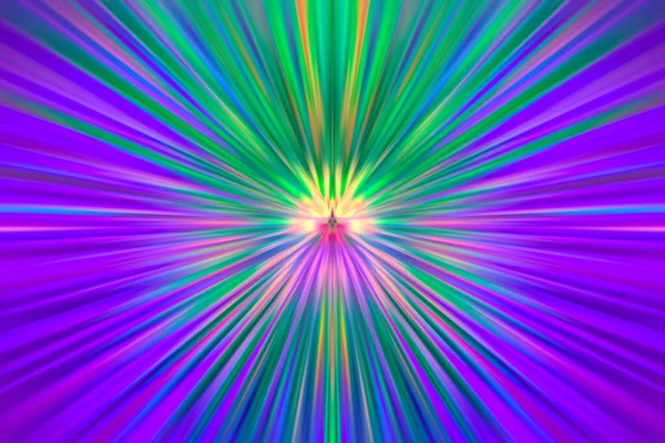 Kristalin Yüzeyinde Çok Renkli Işık Huzmeleri Parlıyor — Stok fotoğraf