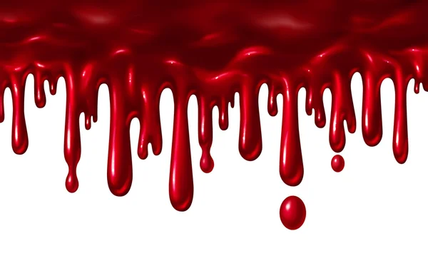 Gotejamento Líquido de Sangue — Fotografia de Stock