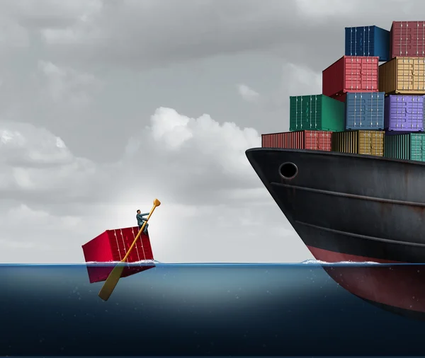Concepto de déficit comercial — Foto de Stock