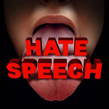 Hate Speech Symbol clipart