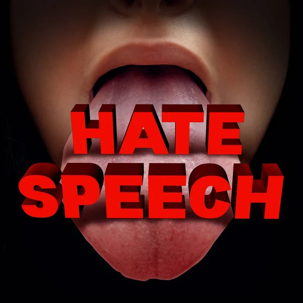 Hate Speech symbool — Stockfoto