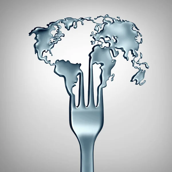 Global Food Concept — Stock Photo, Image