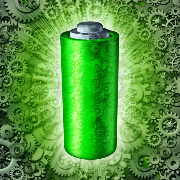 Símbolo de tecnología de batería — Foto de Stock
