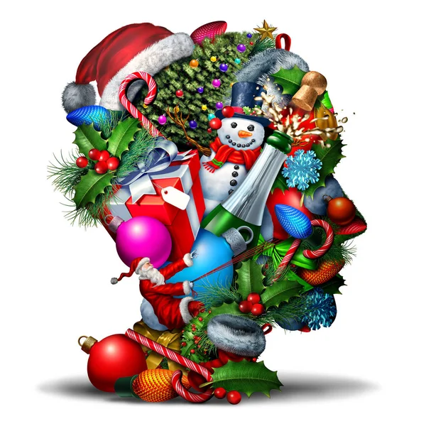 Winter Holiday Head — Stock Photo, Image