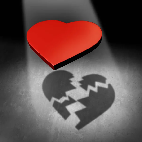 Broken Love Concept — Stock Photo, Image