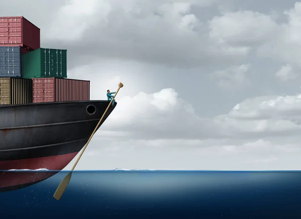 Shipping Cargo Leadership — Stock Photo, Image