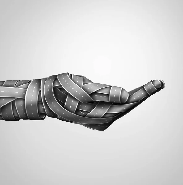 Transport Safety Hand — Stockfoto