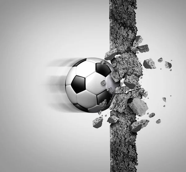 Concepto de poder de fútbol —  Fotos de Stock