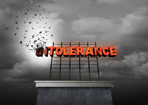 Intolerantie sociale kwestie — Stockfoto