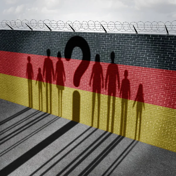 Tyska invandringsfrågan — Stockfoto