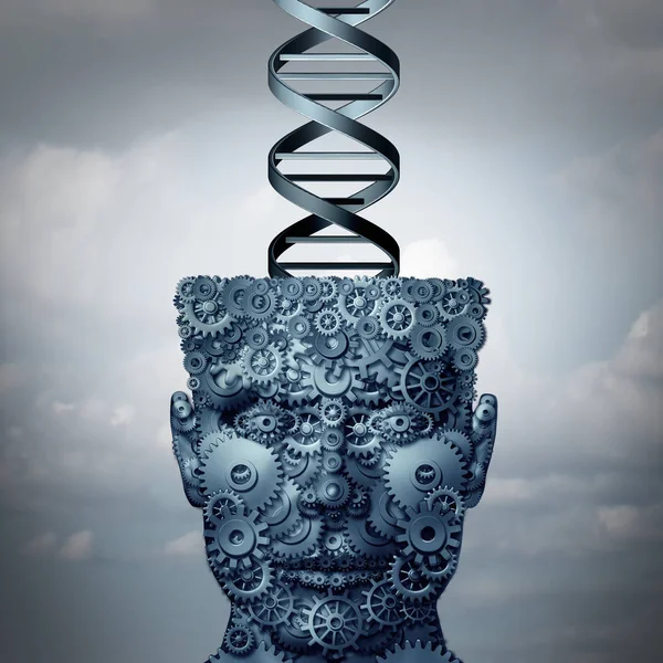 Concept d'ADN de machine — Photo