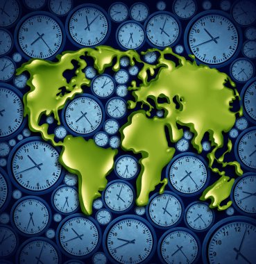 World Time Zones clipart