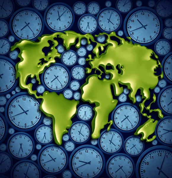 World Time Zones — Stock Photo, Image