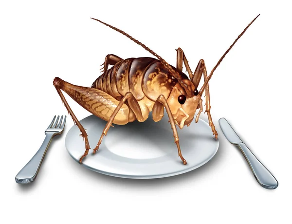 Comer Bugs Concepto —  Fotos de Stock