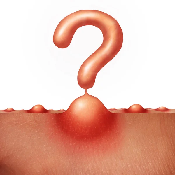 Dermatology Question Concept — Stock Photo, Image