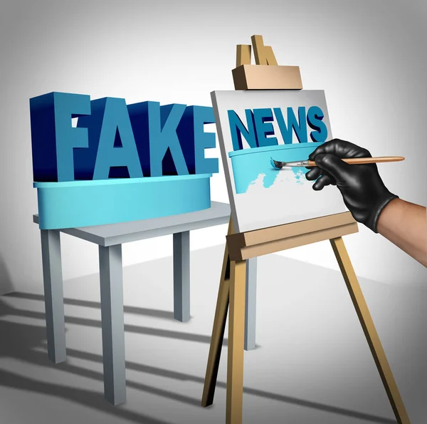 Medios de comunicación falsos — Foto de Stock