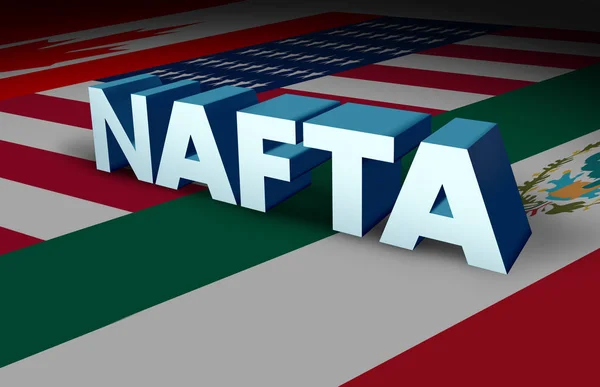 NAFTA Agreement Symbol — Stock Photo, Image