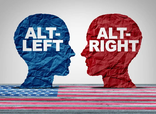 Alt-Right And Altleft — Stock Photo, Image