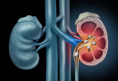 Human kidney Stones Medical Concept clipart