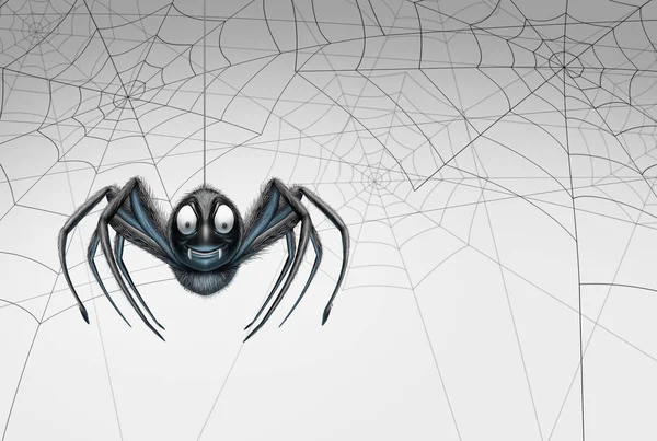 Απόκριες στοιχείο σχεδίασης αράχνη — Φωτογραφία Αρχείου
