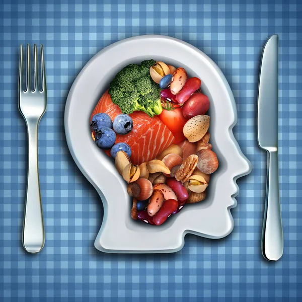 Conceito de Nutrição Cerebral — Fotografia de Stock