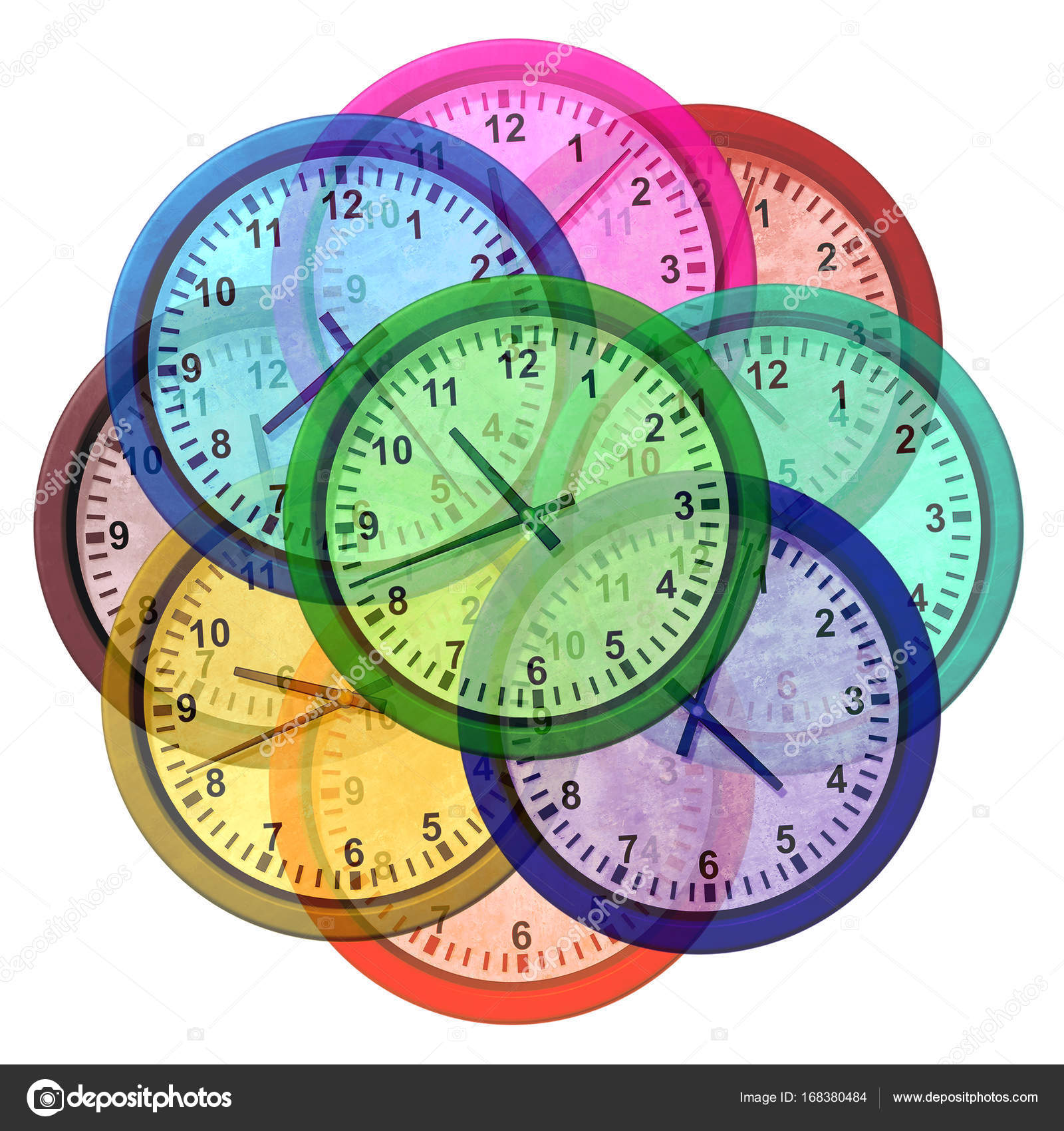 Relojes de zona horaria — Foto de stock #168380484 © lightsource