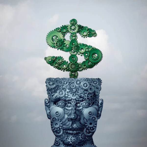 Intelligens pénzt szimbólum — Stock Fotó