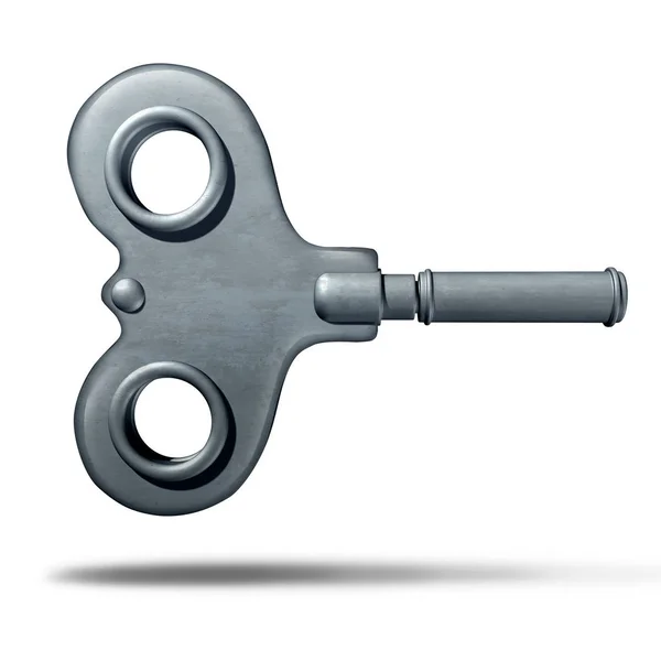 Winding Key Object — Stock Photo, Image
