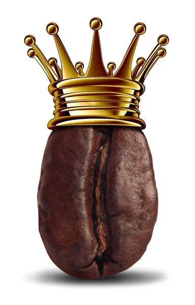 Kahve Kral sembolü — Stok fotoğraf