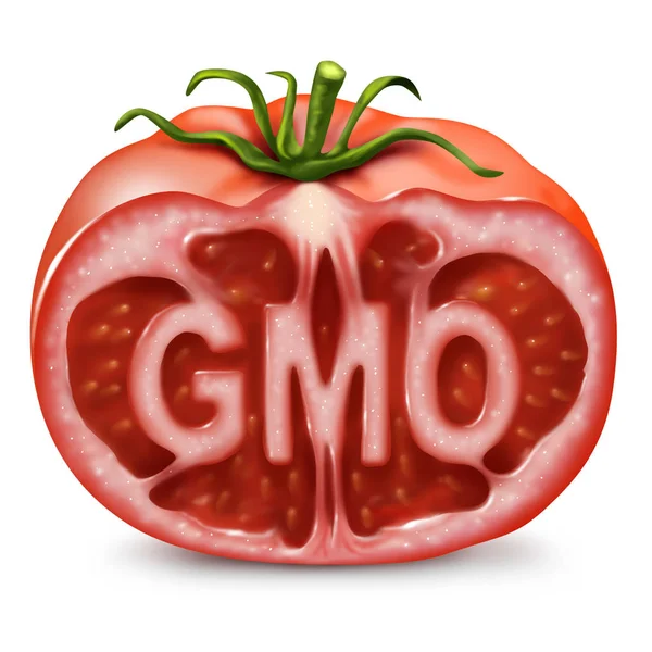 GMO potraviny Symbol — Stock fotografie