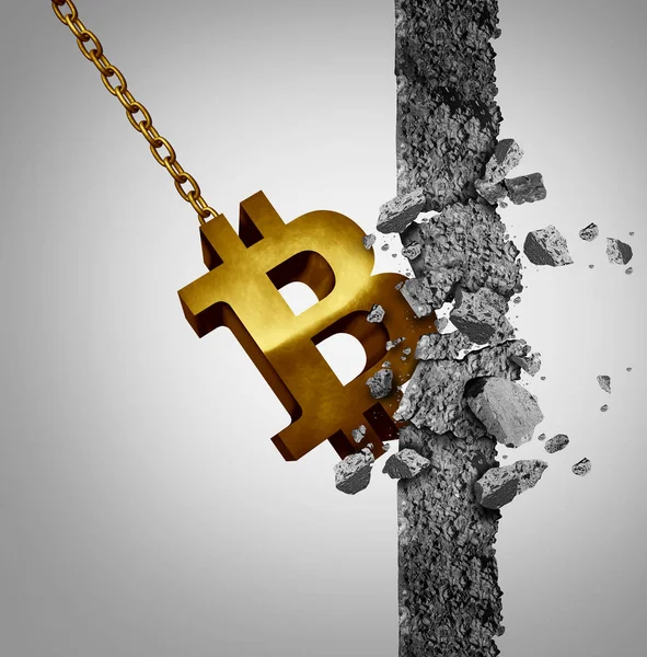 Umwälzende Bitcoin-Technologie — Stockfoto