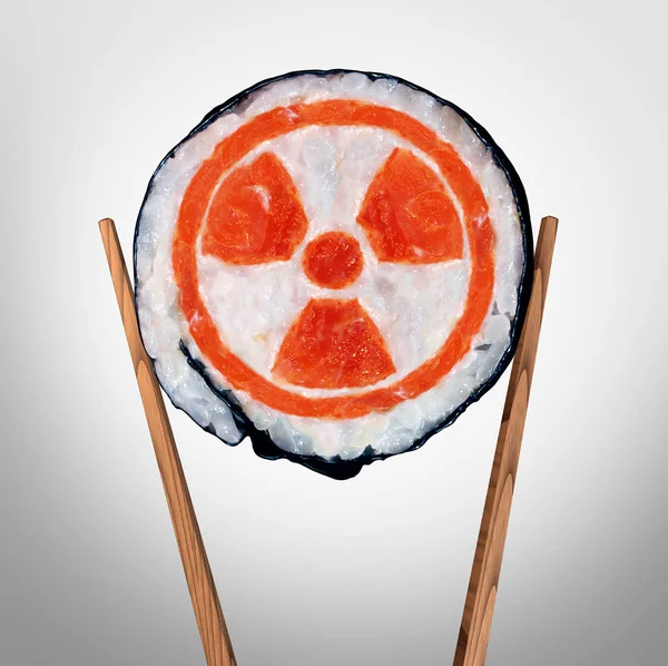 Symbol radioaktywnego żywności — Zdjęcie stockowe