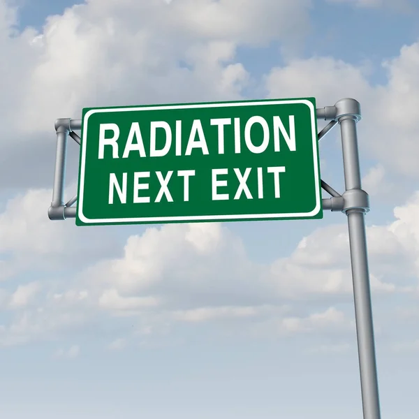Концепция радиационного кризиса — стоковое фото