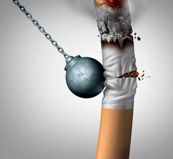 Sigara alışkanlığı kırma — Stok fotoğraf