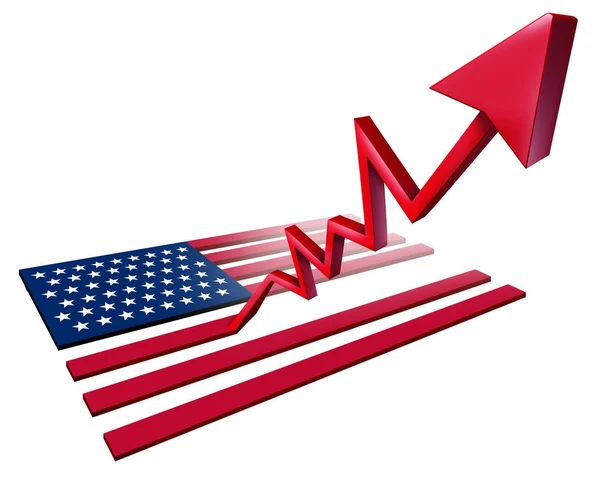 Booming American Economy Growth — Stock Photo, Image