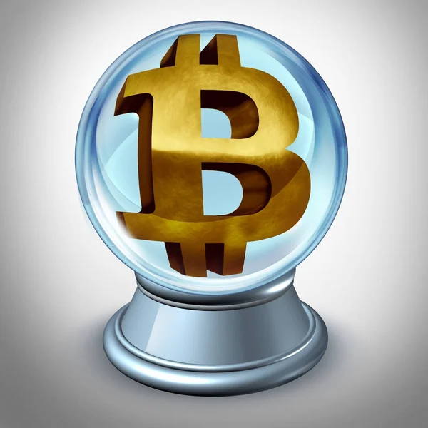 Bitcoin futuro — Foto de Stock